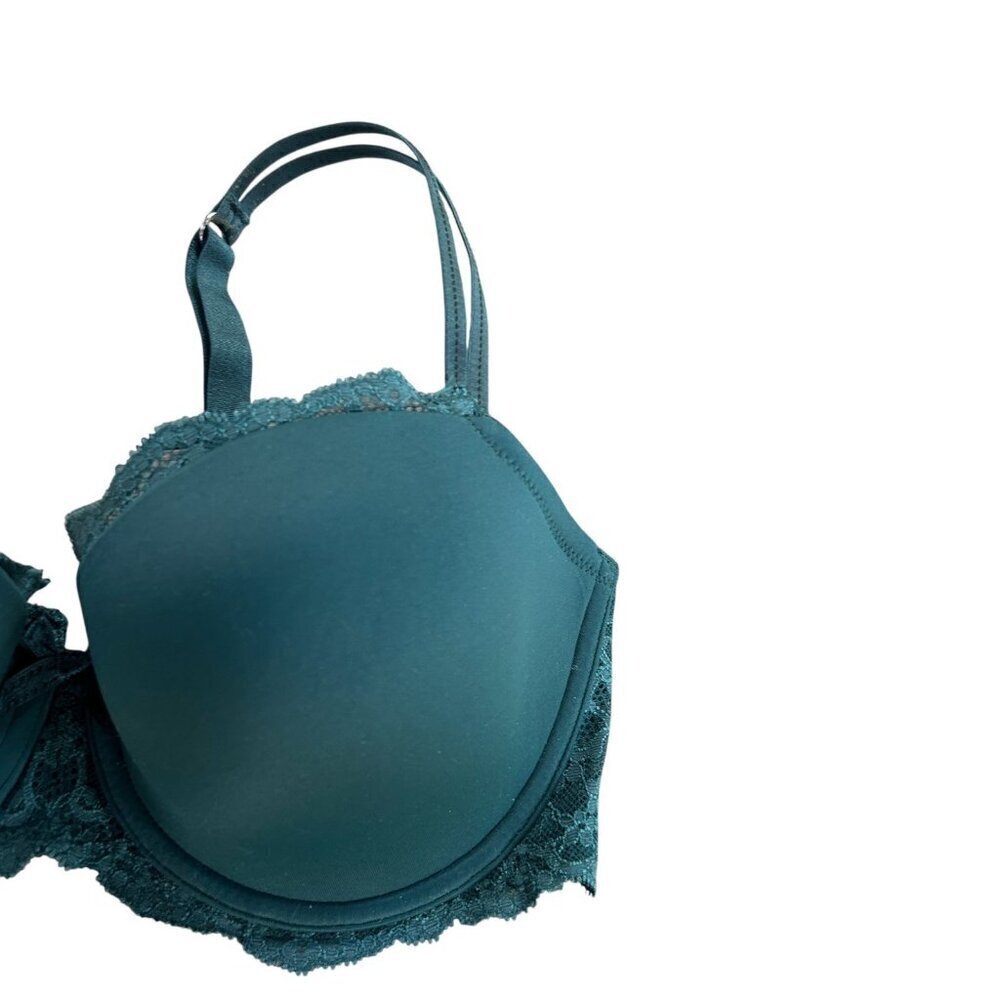 Chantelle Green Rive Gauche T shirt 3086 Balconette Bra 34DD - Picture 3 of 10